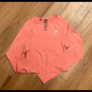 Gymshark Vital Seamless Long Sleeve Crop Top NWOT